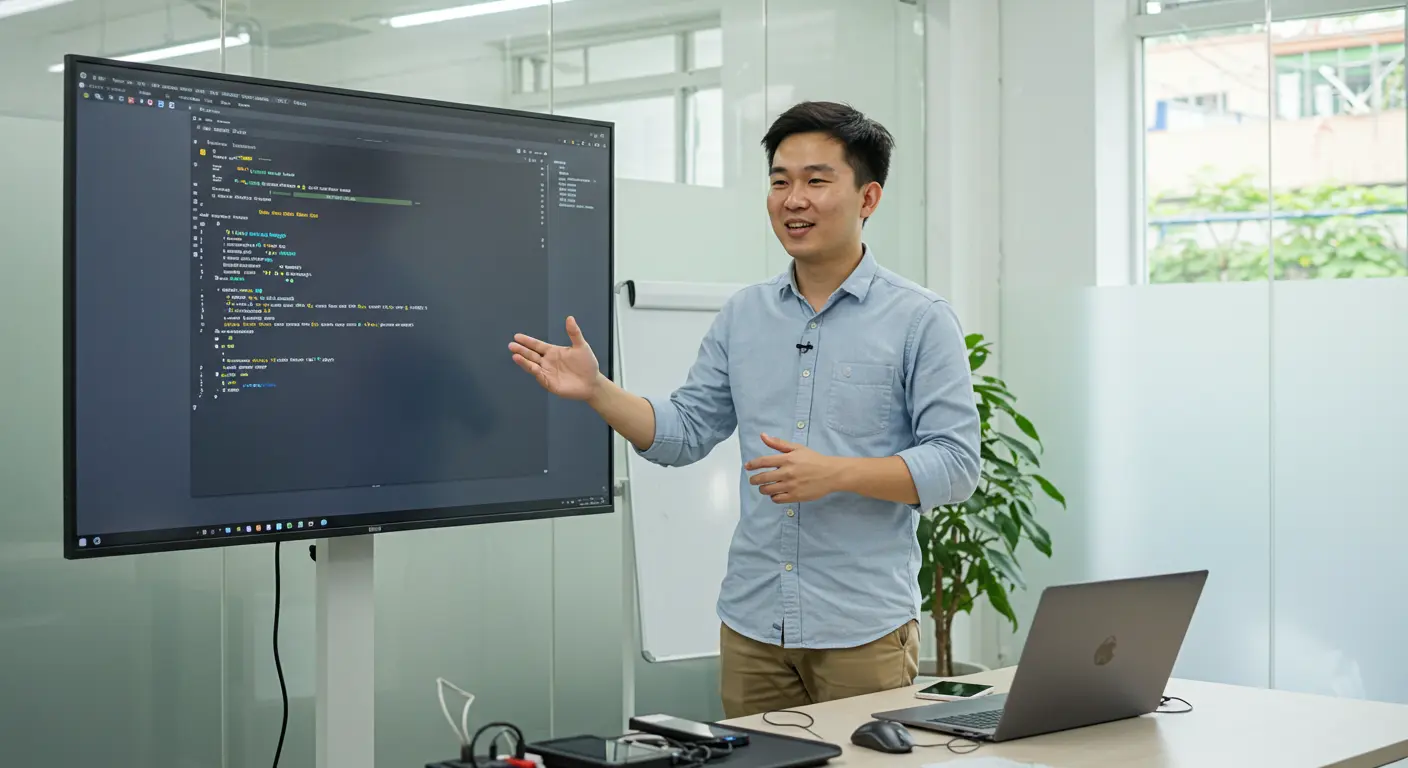 Distributed engineering team running a planning ritual across timezones